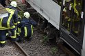 Unfall zwischen zwei KVB Bahnen Koeln Hoehenhaus Im Weidenbruch P286
